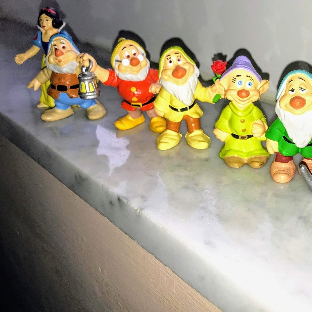 Walt Disney Productions Set 6 Vintage Snow White D